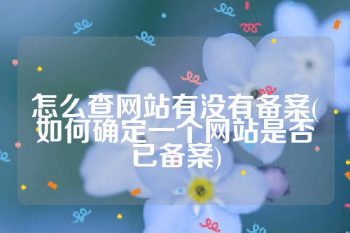 怎么查网站有没有备案(如何确定一个网站是否已备案)