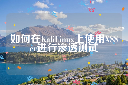 如何在KaliLinux上使用XSSer进行渗透测试