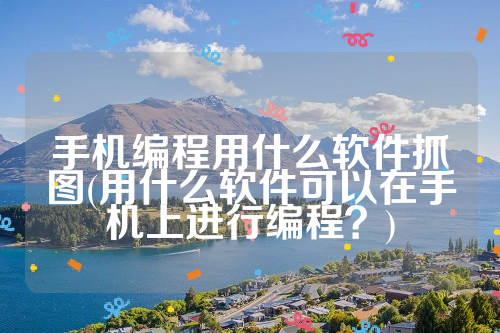 手机编程用什么软件抓图(用什么软件可以在手机上进行编程？)