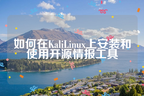 如何在KaliLinux上安装和使用开源情报工具