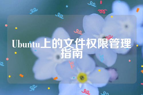 Ubuntu上的文件权限管理指南