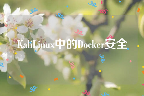 KaliLinux中的Docker安全