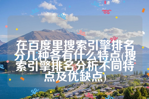 在百度里搜索引擎排名分几种各有什么特点(搜索引擎排名分析不同特点及优缺点)