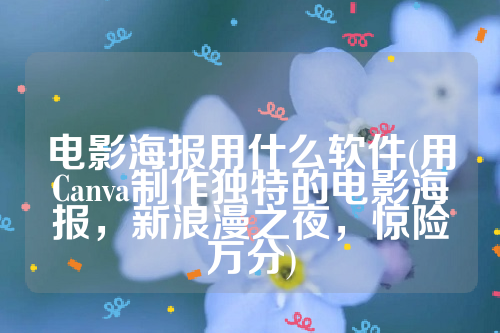 电影海报用什么软件(用Canva制作独特的电影海报，新浪漫之夜，惊险万分)