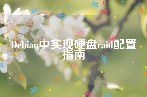 Debian中实现硬盘raid配置指南