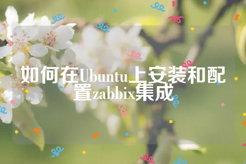 如何在Ubuntu上安装和配置zabbix集成